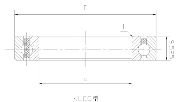 KLCC深溝球等截面薄壁軸承