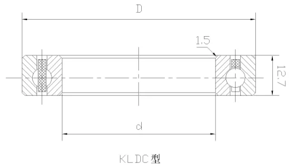  KLDC深溝球等截面薄壁軸承